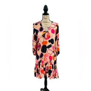 Stylish Women's Midi Dress with Vibrant Patterns